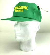 John Deere Goodrich Green Cap Hat Snapback K Products Farmer Ag Made in ... - £9.38 GBP