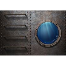 Baocicco Underwater World Photography Backdrop 5x4ft Cartoon Submarine - $18.12 CAD