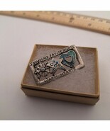 Snowy days frosty nights warm heart pin brooch - $9.00