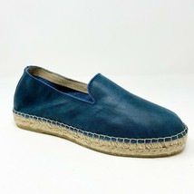 Free People Laurel Canyon Espadrille Teal Leather Womens Loafers Casual ... - £39.05 GBP