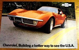 1972 CORVETTE C3 Original Brochure Poster - £15.47 GBP