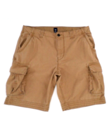 Gap Men&#39;s Cargo Shorts 38 Cotton Loose Fit Camel Brown - $26.96 CAD
