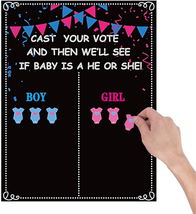 MISS FANTASY Gender Reveal Decorations - 54 Voting Gender Reveal Games G... - $13.70