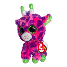 Ty Beanie Boos Gilbert Giraffe Pink Plush 7in Stuffed Animal with Tags  - £7.78 GBP