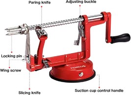 Spiralizer Apple Potato Peeler Corer Cast Steel Heavy Duty ~NEW opened box~ - $465.99 MXN