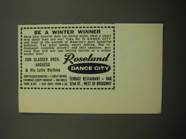 1960 Roseland Dance City Advertisement - $14.99