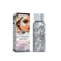 EELHOE Gel Sequin Silver for Eyeshadow &amp; Stage Makeup - $367.50 MXN