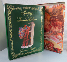 History of Santa Claus Hardcover 1st Edition Jacket &amp; Slipcase Beatiful 1983 - £23.02 GBP