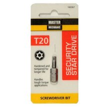 Master Mechanic 160367 1 -Inch, TX20, Security Torx Bit - $16.25
