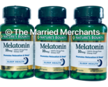 3 - Nature&#39;s Bounty Melatonin 10 mg Relaxation &amp; Sleep 60 caps ea 8/2024... - $25.99