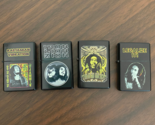 BOB MARLEY SET OF 4 REFILLABLE LIGHTERS - £11.83 GBP