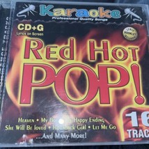 Karaoke CD+G - Red Hot Pop! - New 16 Song CD! Heaven, My Boo, My Happy Ending - £8.05 GBP