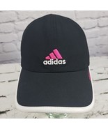 Adidas AdiZero Hat Womens One Size Black Pink Logo Cycling Marathon Ball... - £15.65 GBP