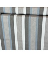 SUNBRELLA SHADE OUTDOOR WATERPROOF FABRIC MARCO BLUE GRAY 4704 47&quot;WIDE B... - $11.87