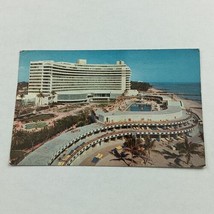 Postcard Fountainebleau Hotel Miami Beach Florida FL, Vintage Chrome Has... - £2.37 GBP