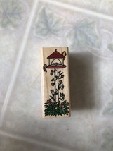 Bird Feeder Tiny  Rubber Stamp  Wood Mounted by Inkadinkado  2.5 x 1 - $10.84
