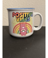 Positive Vibes Rainbow Bear Large Mug - Cute, Colorful Coffee Cup - $10.23