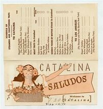 Catalina Island Steamship Line &amp; Catalina Saludos Ticket Jacket  - $27.72