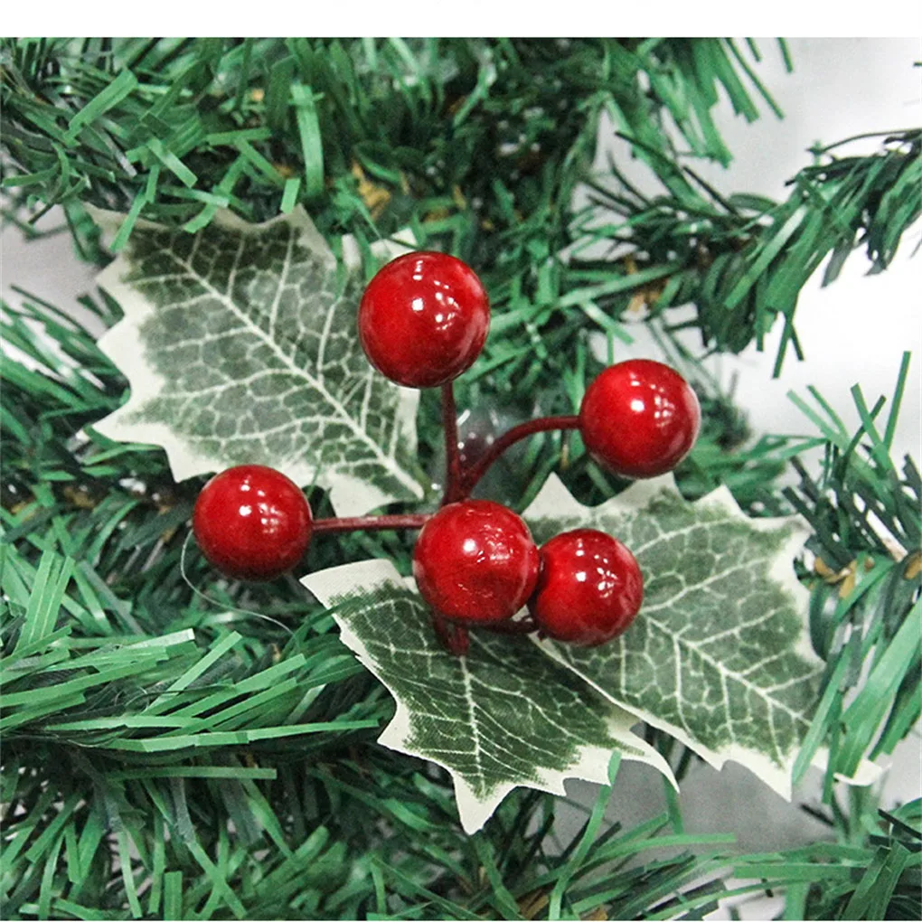 Green Merry Christmas Rattan Decor Xmas Wreath Light Home Window Plants Outdoor - £79.84 GBP