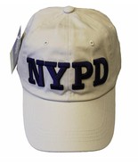 NYPD Baseball Hat New York Police Department Khaki &amp; Navy One Size - £7.84 GBP