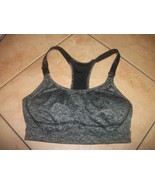 sports bra tek gear nwot gray size small medium support open racer back - €23,93 EUR