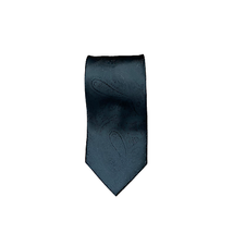 Vesuvio Napoli Mens Tie Black Floral 100% Polyester Necktie 60&quot;L X 4&quot;W - £14.00 GBP