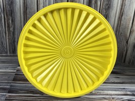 Tupperware Servalier Canister Replacement Lid - Yellow - 7.5&quot; - £7.63 GBP