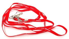 2 Club Binions Casino Ribbon Lanyard Las Vegas NV Cord Player Card Holde... - $12.86