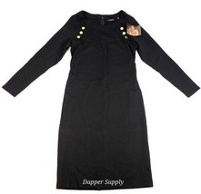 IMAN Global Chic Dress Black Sz Xs New  - $39.50