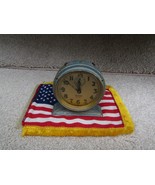 Westclox Antique Baby Blue Crackle Alarm Clock - $3,075.61 MXN