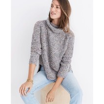 Madewell Colorfleck Ribbed Turtleneck Sweater XS - £27.80 GBP