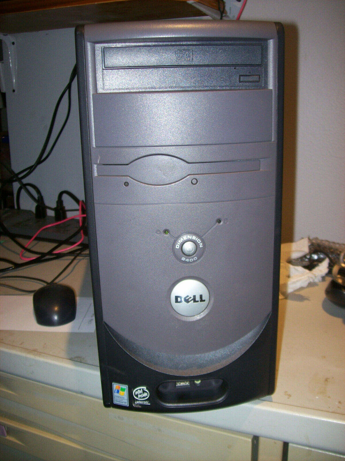 Dell Dimension 2400 Desktop Tower PC 2.6 GHz 1 Gb Ram, 75 Gb Hdd FULLY SERVICED - $289.90