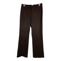 Banana Republic Womens Pants Size 0 Brown Pin Strip Trouser Wool Lined C... - £15.61 GBP