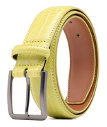 HOT Ginger Green Mens Genuine Leather Belts for Men Dress Belt  Size 32-46 - £18.72 GBP