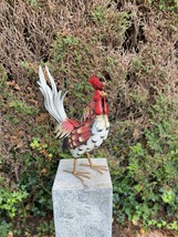 Colorful Rooster – Iron Sculpture. 32x16x52cm - 0.4Kg - $89.95