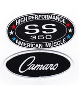CHEVY SS 350 CAMARO SEW/IRON ON PATCH EMBLEM BADGE EMBROIDERED HOT ROD CAR - $240.95 MXN