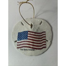 American Flag Sand Dollar Ornament - $7.99