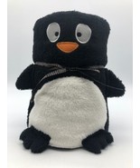 Brownlow Gifts Baby Blankie, Penguin, black and white Soft Baby Blanket - £9.34 GBP