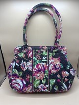 Vera Bradley Women&#39;s Snap Bag English Rose Rich Colors - £23.86 GBP
