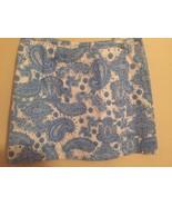 Lilly &amp; Van Wrap Skirt Paisley Blue and White A Line Cotton Spandex Size... - $222.21 MXN