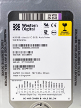 WDE4550-AV0030A3 - Western Digital Enterprise 4.55GB Ultra2 SCSI LVD - $411.40