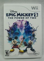 Walt Disney Epic Mickey 2: The Power Of Two Nintendo Wii Video Game Complete - £11.74 GBP