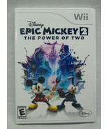 Walt Disney EPIC MICKEY 2: The Power of Two Nintendo Wii Video Game COMP... - £11.68 GBP