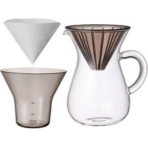 1.1 Liter Carafe Coffee Set with 20 Filters by Kinto for &quot;Slow&quot; Coffee - £30.36 GBP