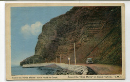 Around the Gros Morne Car Gaspe Highway Quebec Canada 1950c postcard - £4.73 GBP