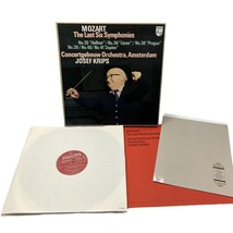 Mozart The Last Six Symphonies Josef Krips 3LP Box Set Philips 6998 010 3 Italy - $46.48