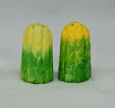 Vintage Asparagus Stalks Figural Salt And Pepper Shakers Japan - £7.88 GBP