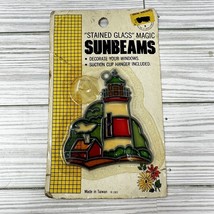 Sunbeams Lighthouse Sun Catcher Suction Cup Hanger 1983 Vintage 1 - £10.26 GBP
