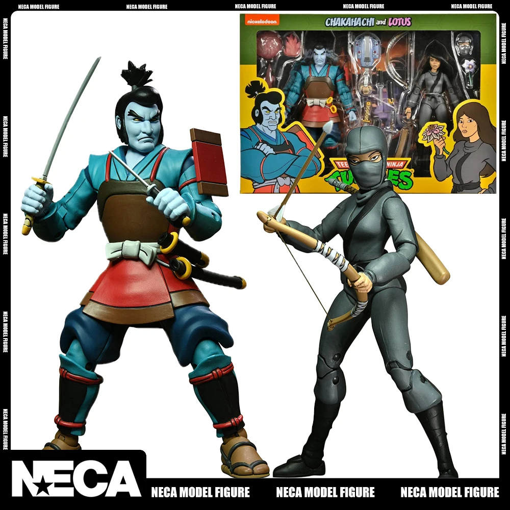 NECA 54254 Teenage Mutant Ninja Turtles - Cartoon Chakahachi &amp; Lotus 7 Inch - £131.57 GBP