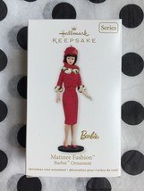 Hallmark 2012 Matinee Fashion Barbie Ornament New Ship Free 19th In Series - £31.36 GBP